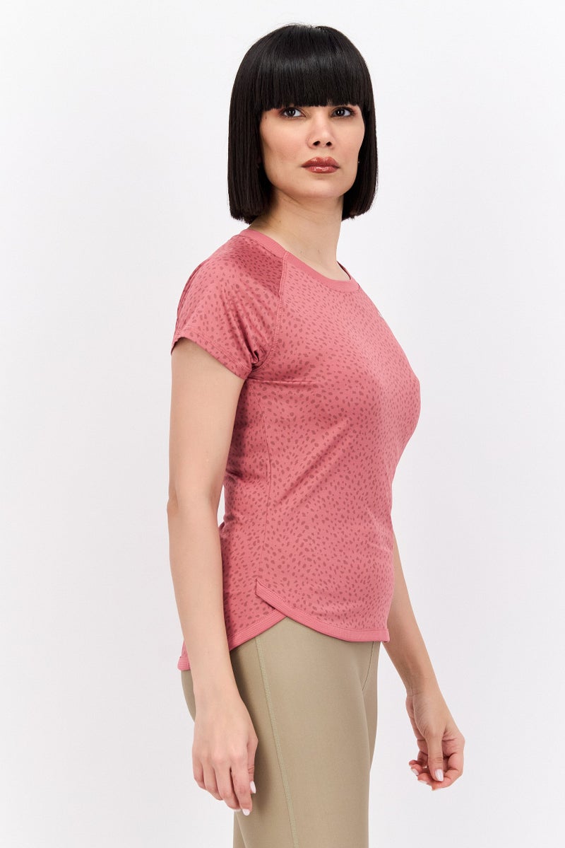 PUMA Women Sportswear Fit Short Sleeves Running T-Shirt, Mauvewood - Image 2