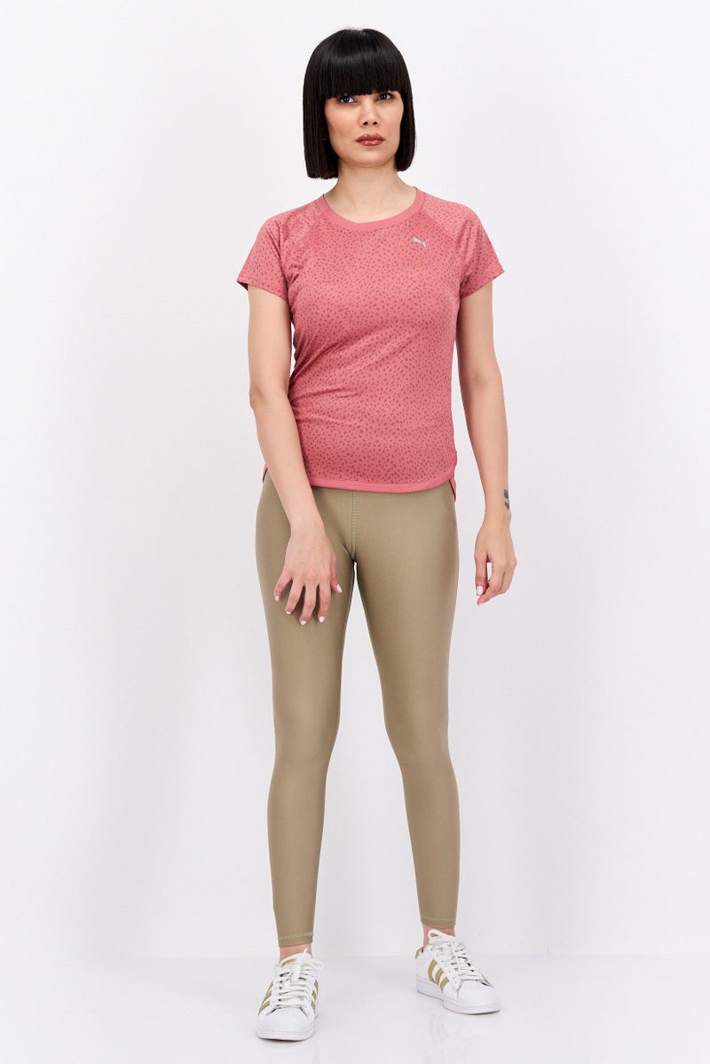 PUMA Women Sportswear Fit Short Sleeves Running T-Shirt, Mauvewood - Image 4