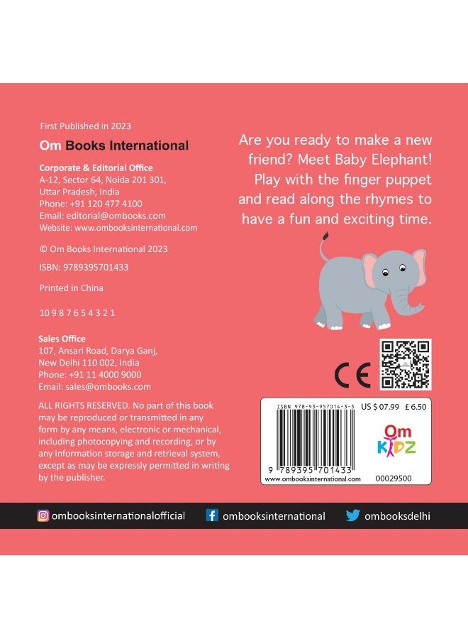 Baby Elephant Finger Puppet Book - Image 4