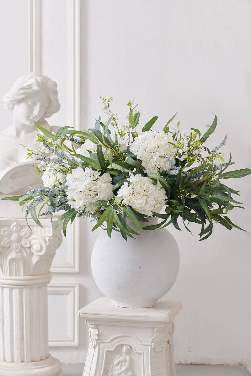 MISSPIN Artificial Flowers with Greenery Stems Faux Plants Indoor Branches for Tall Vase Ultra-Realistic, 13 Pcs Wedding Centerpieces, Home Decor & DIY Bouquets - Image 3