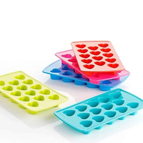 Oblivion Ice Cube Tray 1 Pc – Heart Shape Ice Cube Tray, BPA-Free Plastic Mould for 6 Large Heart Ice Cubes, Durable Flexible & Easy Release, Perfect Ice Molds for Parties, Cocktails, Drinks & Gifts - Image 2