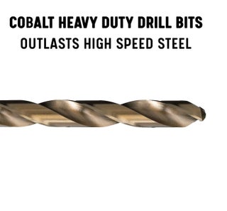 Drill America Solid Carbide Drill Bit – 1/8 Inch, Uncoated, For Abrasive Materials, Cast Iron, Plastics, Bronze, Made In USA