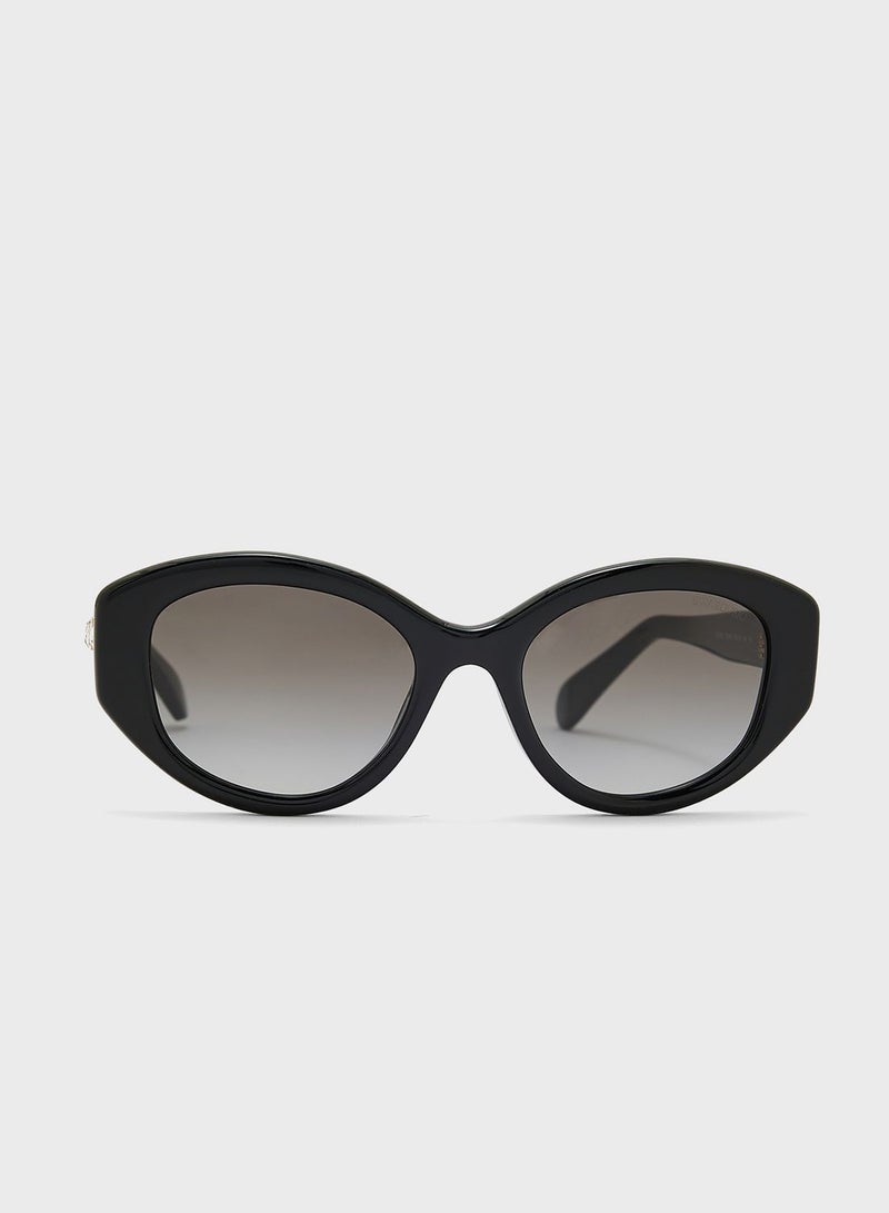 سواروفسكي نظارات شمسية على شكل - Image 2