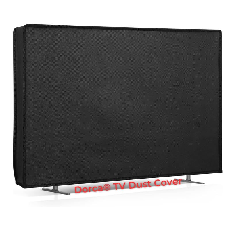 Dorca ® Dust Cover for Sony (55 inches) BRAVIA 2 4K Ultra HD Smart LED Google TV K-55S25B | Water-Resistant, Durable, Anti-Dust TV Protector | Keeps Your Device as New Black - Image 1