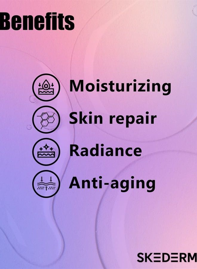 Skederm Korean Face Mask Snail Jelly Sheet Mask 10 Sheets Hydrating Sheet Mask Anti-Wrinkle Korean Skin Care Anti-Aging Sheets Pack Moisturizing Snail Secretion Filtrate 30,000ppm - Image 3