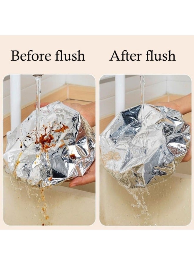 Happy Home Repeatable Aluminum Foil Film Insulation Cover, luminum Foil Food Covers, Kitchen Fresh-Keeping Insulation Film for Food, Fresh Keeping Bags, Aluminium Foil Food Storage Covers for Fruit (20pcs) - Image 5