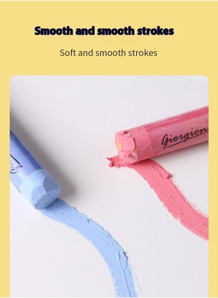 Giorgione 48 Classic Heavy Paint Oil Pastel Set – Ultra-soft crayons with spatula tool  - Image 5