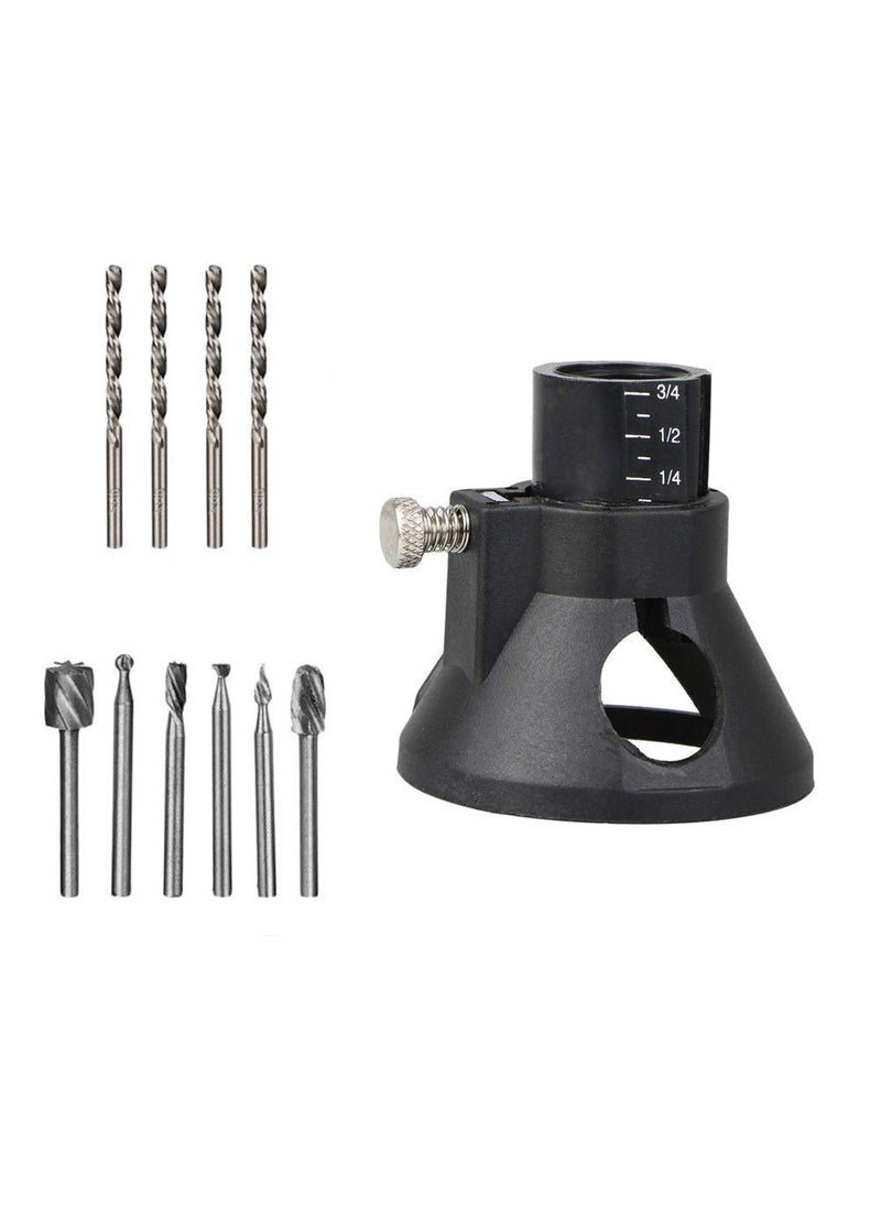 DIY Crafts DIY Crafts Pack of 2 Pcs Router Attachment Kit Router Attachment Kit Rotary Multi Tool CuttiPack of 2 Pcs Router Attachment Kit  - Image 4