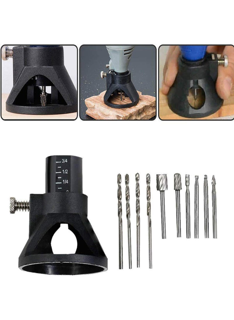 DIY Crafts DIY Crafts Pack of 2 Pcs Router Attachment Kit Router Attachment Kit Rotary Multi Tool CuttiPack of 2 Pcs Router Attachment Kit  - Image 1