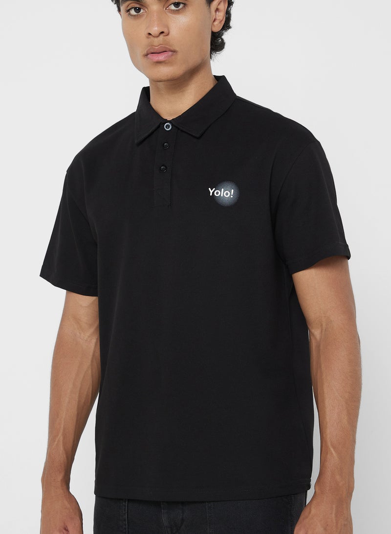 Seventy Five Polo Solid Shorts Sleeve T-Shirt - Image 3