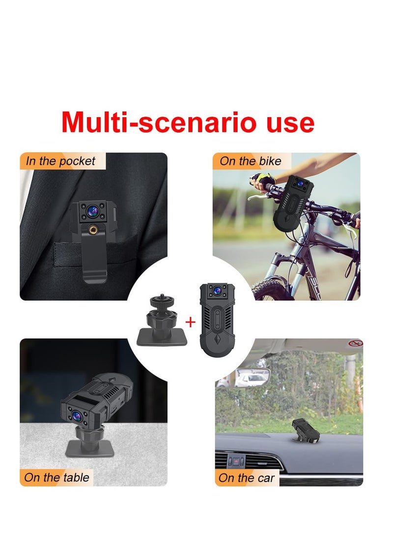 GULFLINK Body Worn Mini Camera 1080P Video Recording Camera With Back Clip Night Vision Camcorder Sport Outdoor DV Body.  - Image 3