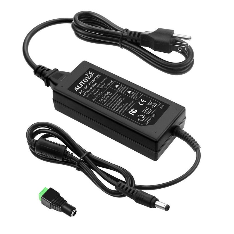 ALITOVE 5V 5A AC to DC Power Supply Adapter Converter 5.5x2.5mm Plug AC 100V~240V Input for WS2812B WS2811 SK6812 LED Pixel Strip Light CCTV Camera Security System - Image 1