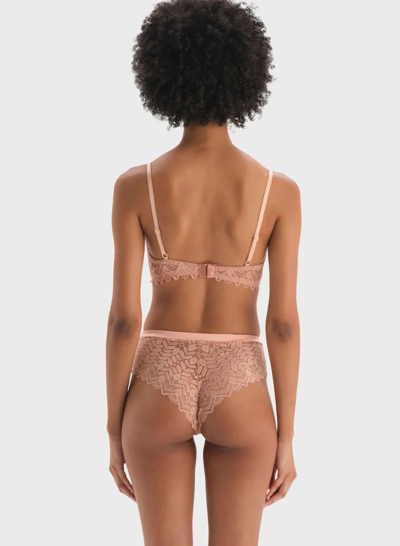 dagi Plunge Neck Padded Bra