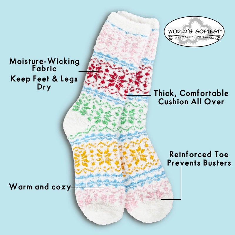 World's Softest Winter Cozy Crew Socks - Warm and Cozy Winter Socks for Women - Image 3