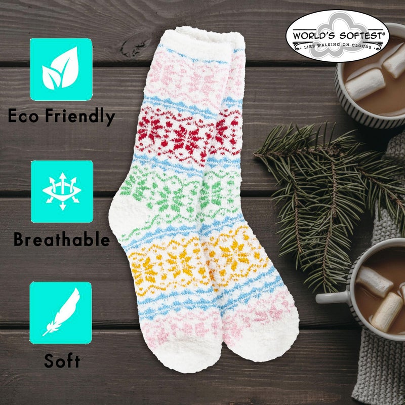 World's Softest Winter Cozy Crew Socks - Warm and Cozy Winter Socks for Women - Image 4