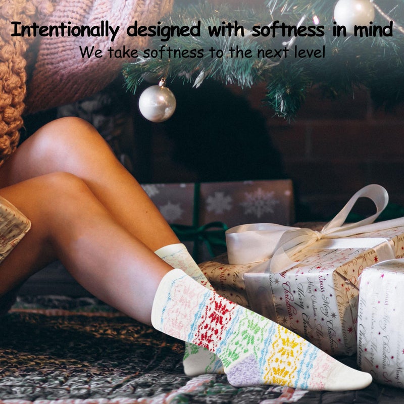 World's Softest Winter Cozy Crew Socks - Warm and Cozy Winter Socks for Women - Image 2