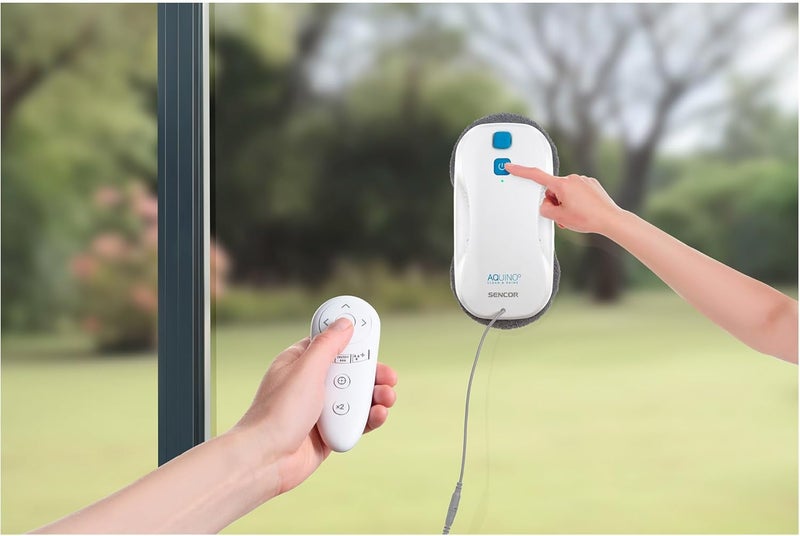 Sencor SRW 6010WH Robotic Window Cleaner, Smart Gyro Navigation, Dual Spray, 3000Pa Suction, Remote Control, 3 Cleaning Modes, White - Image 3