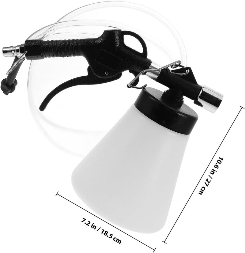 Pneumatic Brake Fluid Changer Tool Vacuum Brake Bleeder Kit with Main Bottle and 6 Accessories and Bleeding Maintenance - Image 2