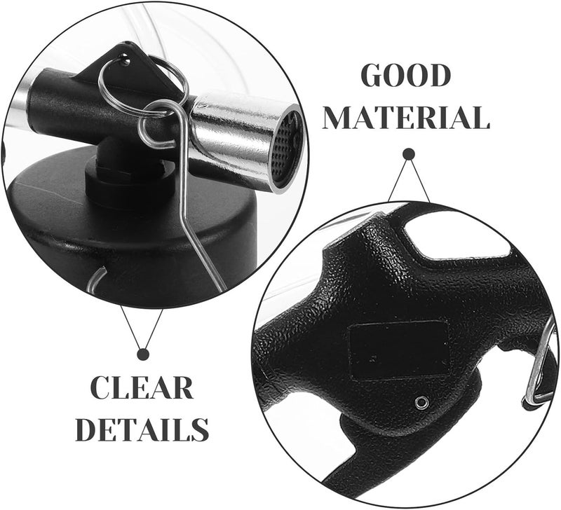 Pneumatic Brake Fluid Changer Tool Vacuum Brake Bleeder Kit with Main Bottle and 6 Accessories and Bleeding Maintenance - Image 3