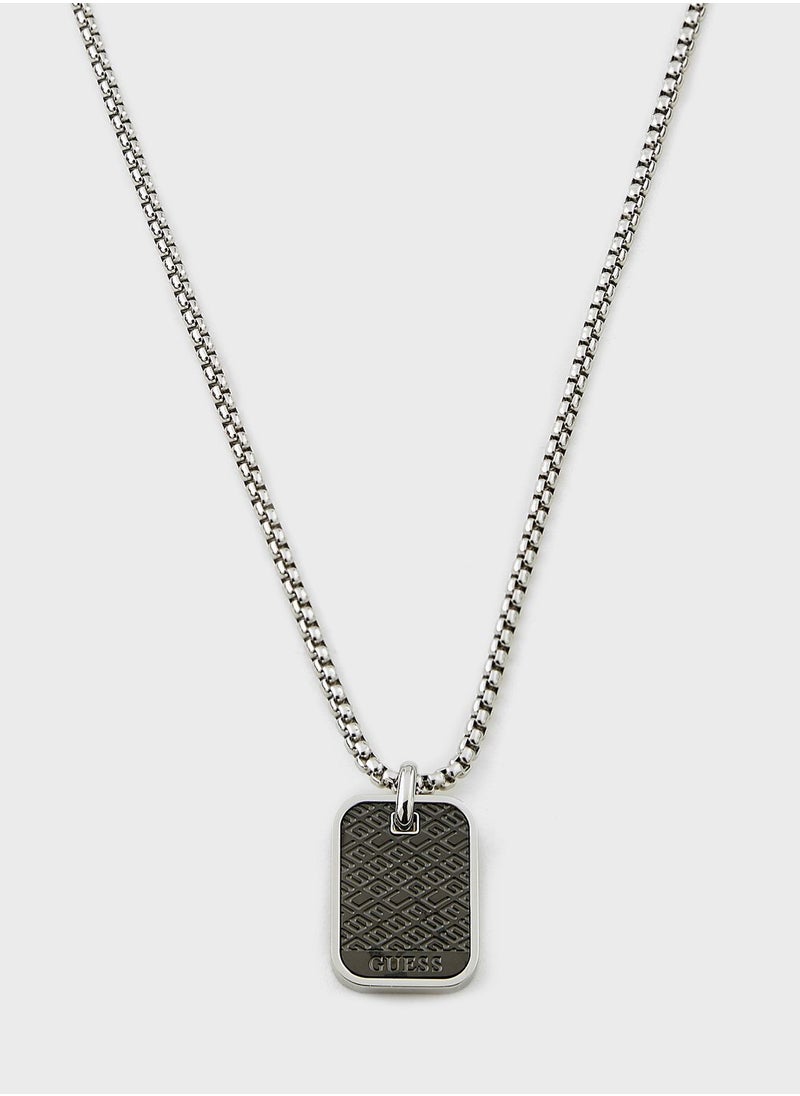 GUESS - Logo Tag Necklace - Image 1