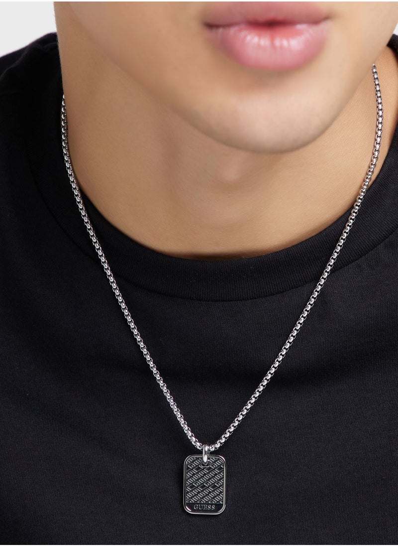 GUESS - Logo Tag Necklace - Image 1