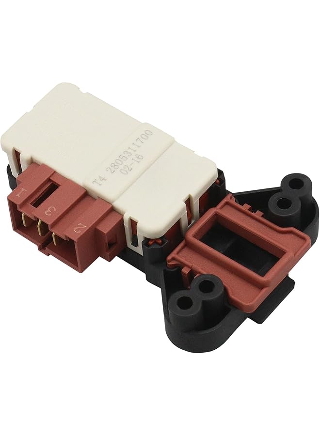 erorex ZV-446 T3 Door Lock 2805310800 2805311700 2805311600 Washing Machine Locking Relay Door Contact Switch Compatible with Beko Compatible with Arcelik 