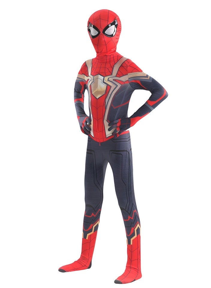 إسكدنيا هالوين كوسبلاي زي البوديست سبايدرمان أسلوب تمديد البدلات للأطفال والكبار - Image 2