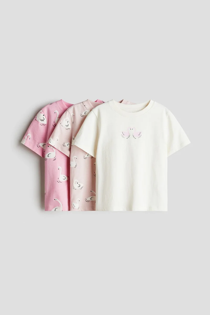 اتش اند ام 3-pack printed jersey tops