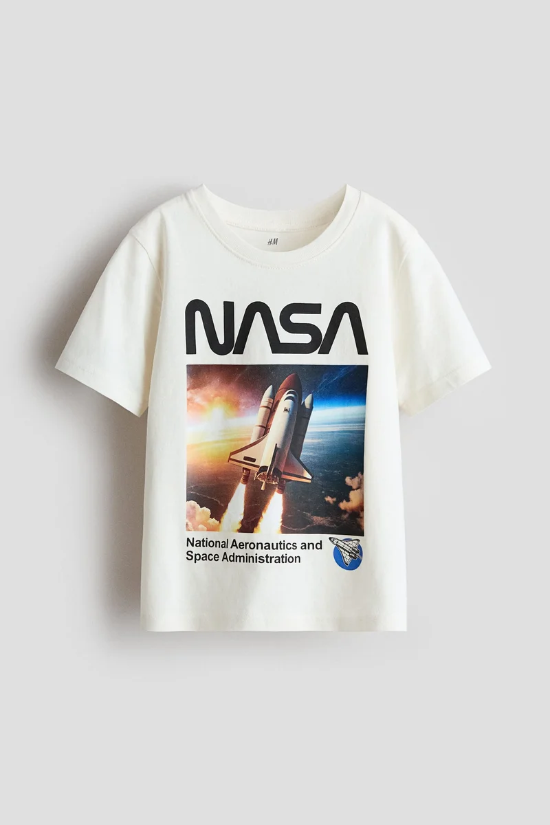 H&M Printed cotton T-shirt