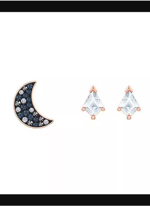 Three In One Design Mysterious Moon  Earrings