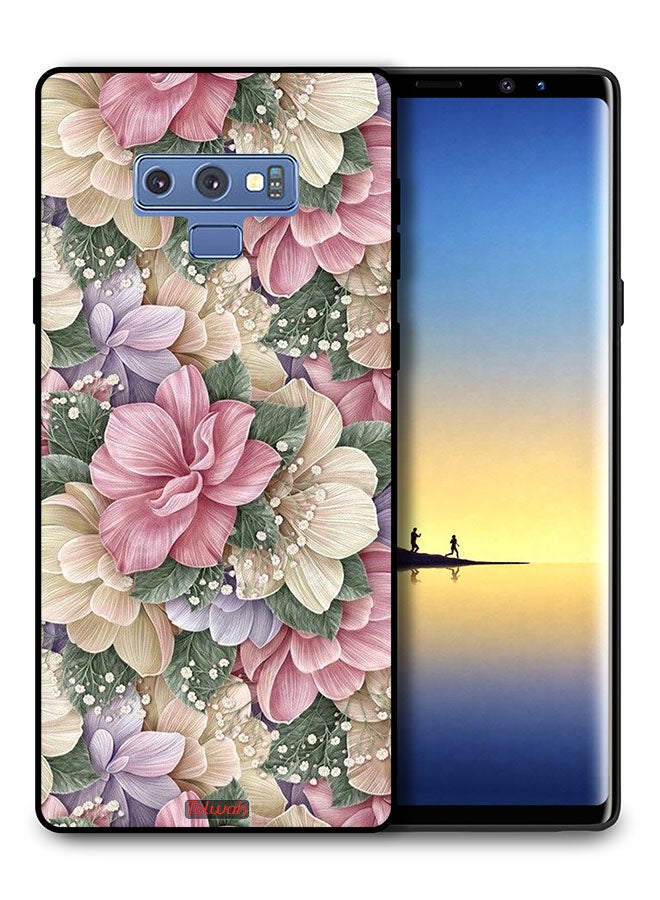 Tolwak Samsung Galaxy Note 9 Protective Case Cover Hd Floral - Image 1