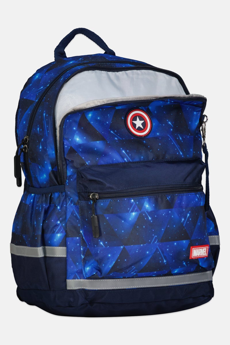 MARVEL حقيبة ظهر للأطفال الأولاد بشعار العلامة التجارية، متعددة الألوان - Image 3
