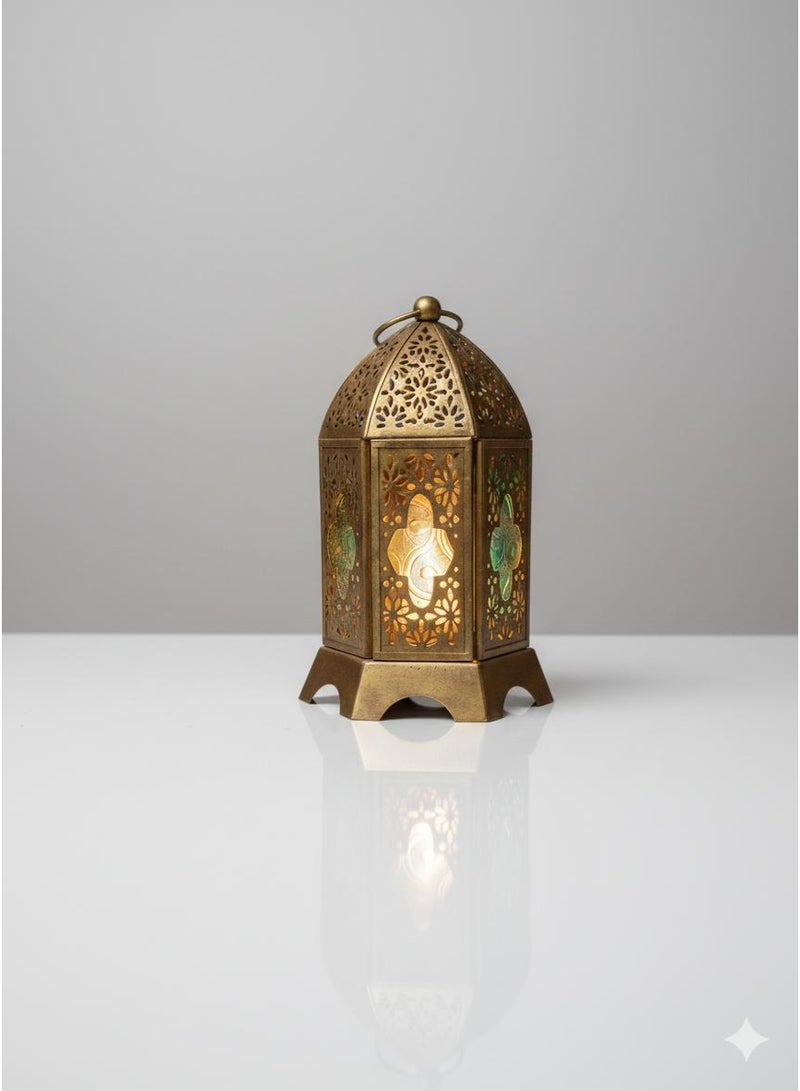 moroccan hanging and table lantern  14 cm - Image 1