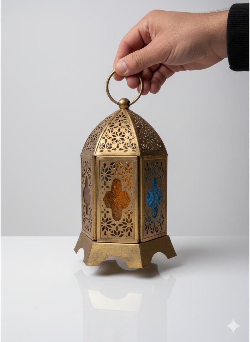 moroccan hanging and table lantern  14 cm - Image 2