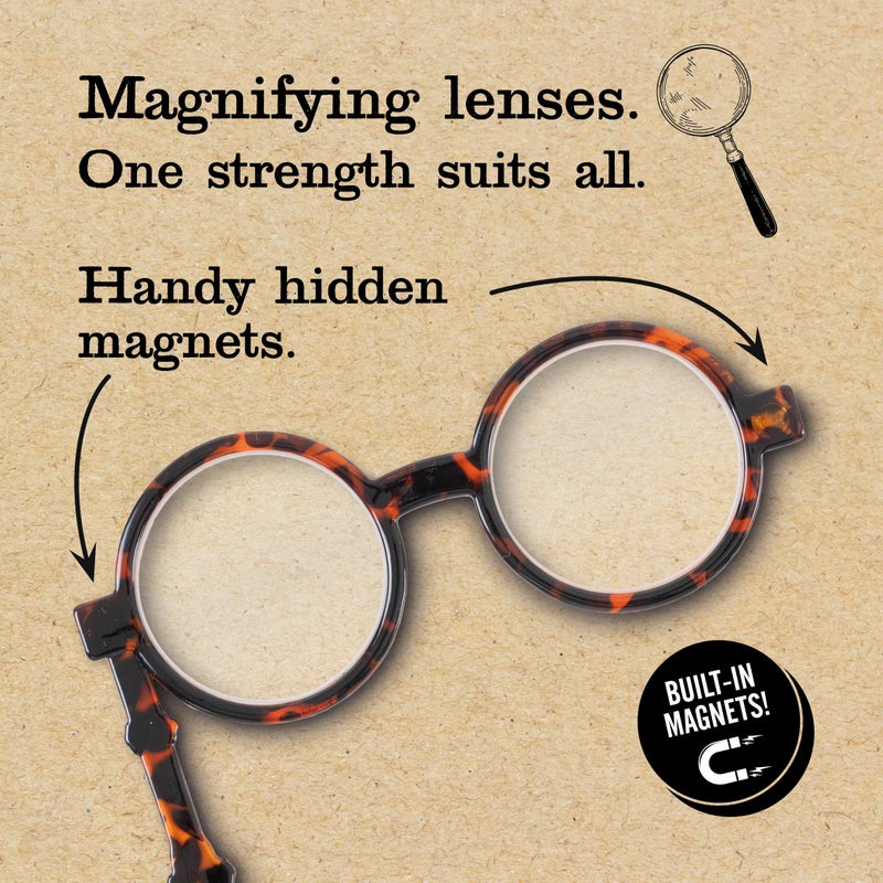 IF Simply Marvellous Magnetic Spectacles - Tortoiseshell Round - Image 2