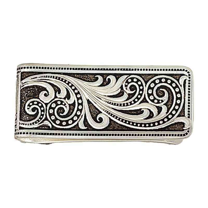 Montana Silversmiths Made in the USA Western Lifestyle Money Clip (Western Lace) - Image 4