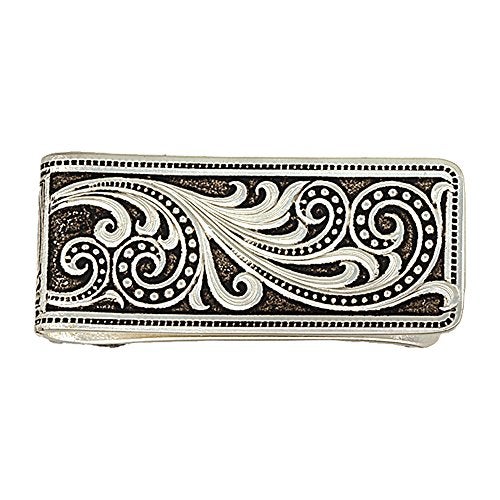 Montana Silversmiths Made in the USA Western Lifestyle Money Clip (Western Lace) - Image 1