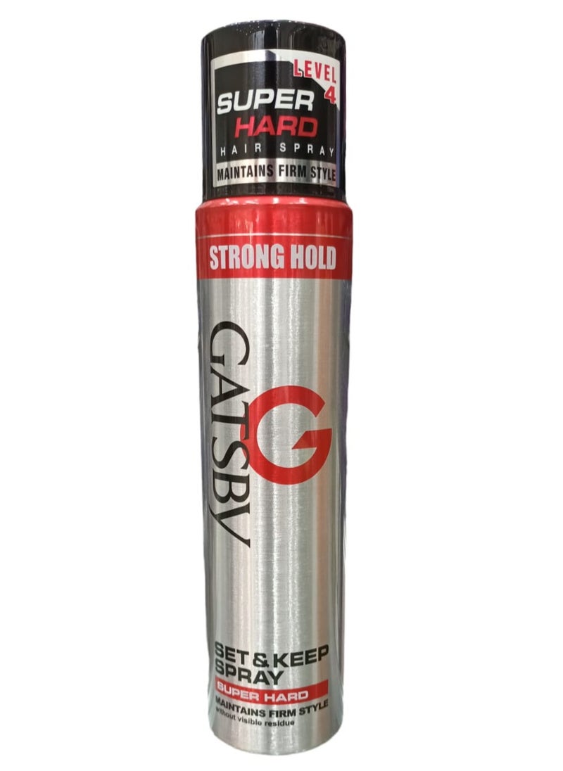GATSBY - Hairspray 250 ml  Very Strong - Image 1