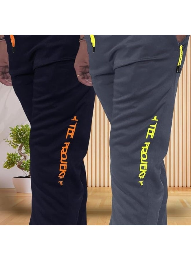 بنطال رياضي للرجال من TEE PROJEKT - تصميم عصري بلون موحد مع جيب، مناسب للأنشطة الرياضية واليوغا (عبوة من قطعتين) - مقاس L - Image 2