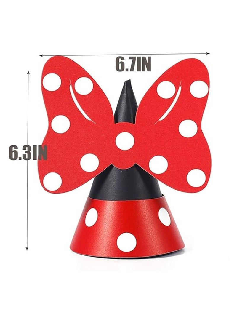 واي آند دي Cartoon Kids Party Hats 4 Pack Reusable Birthday Decorations for and DIY Crafts Supplies Group Activities Games - Image 2