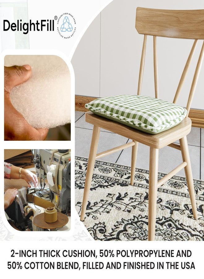 Klear Vu Non-Slip Chair Cushions, Assembled in USA, U-Shaped Skid-Proof Seat Pads for Dining Room, Kitchen, Office, 15"x16" - Image 3