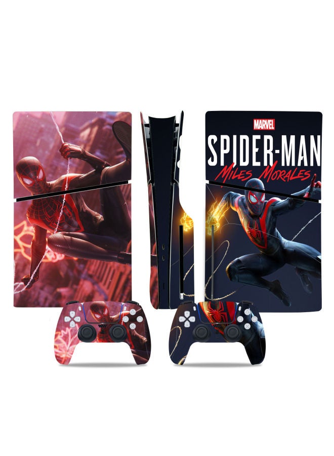 مناسبة لملصقات PS5slim PS5 Slim Host Cartoon Film Handle ملصقات متجمد بدون غراء اللون: P5SDisc-0599 - Image 4