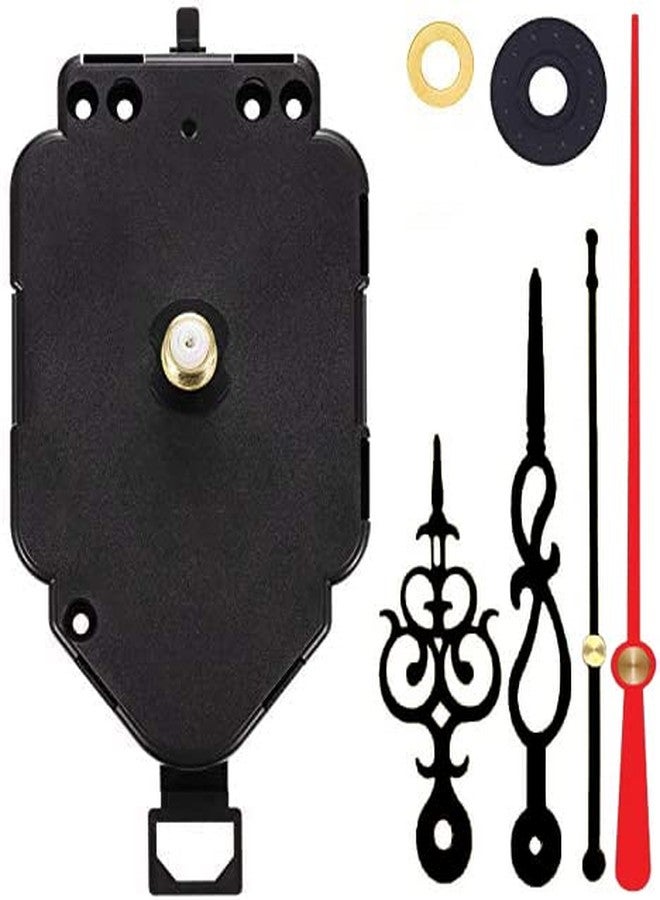 YONOTA® TIK-TIK Pendulum Type Quartz Clock Moviment Mechanism 12 MM Ticking Motor DIY Kit (Black,Red) - Image 1