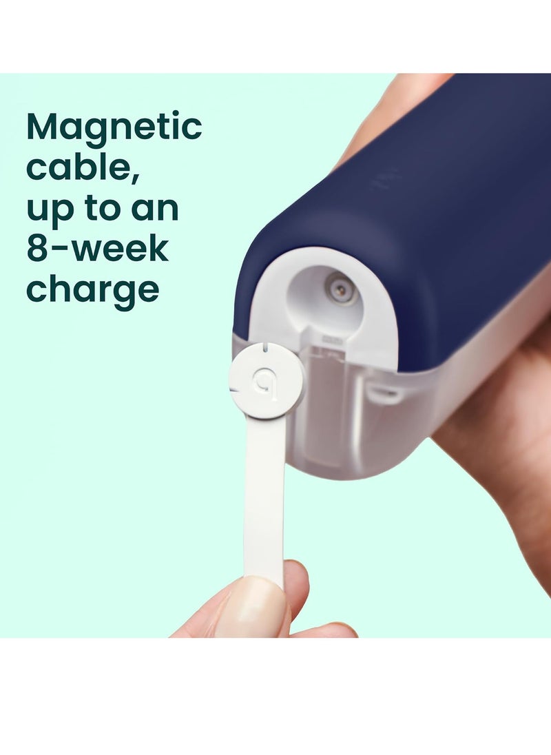 quip - quip Water Flosser with Replacement Tip - Cordless Water Flosser with Adjustable Pressure - Teeth Cleaner Pick with 360 Degree Rotating Replaceable Tip, Rechargeable Water Dental Pick - Midnight Blue - Image 1