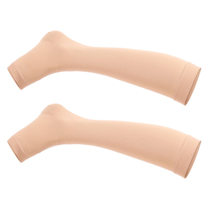 Calf Compression Sleeves Breathable Mid Calf Toeless Socks for Running Sports Fitness - Image 3