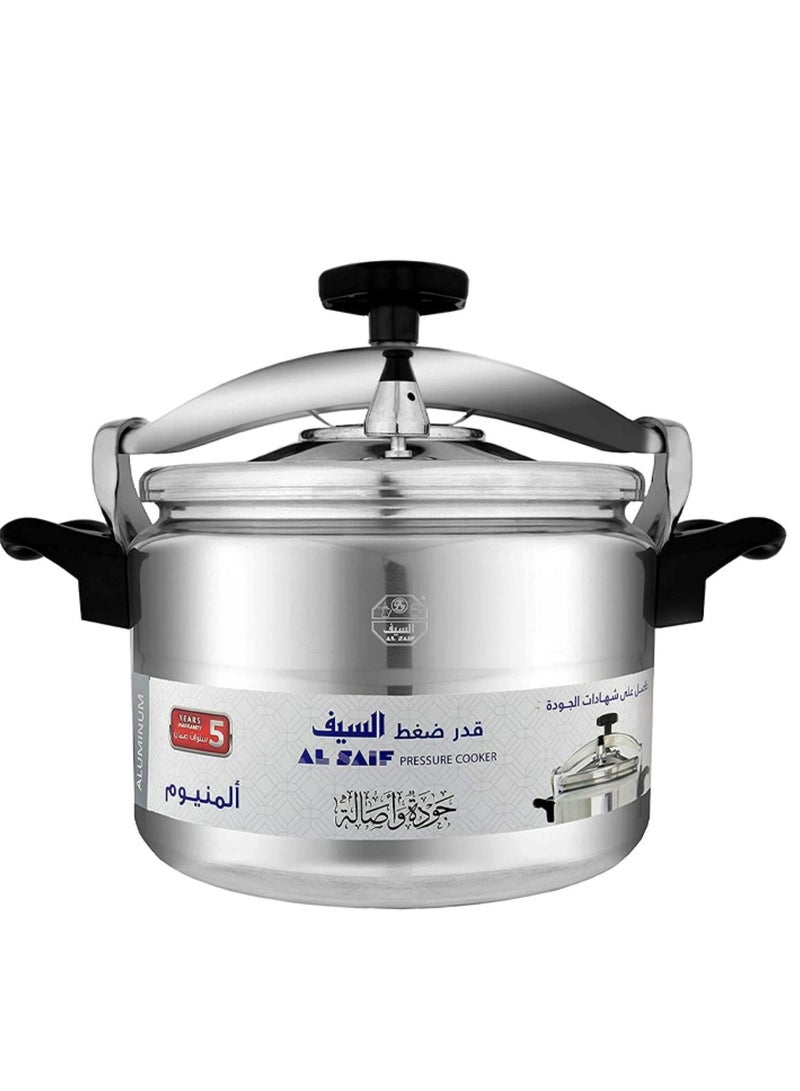 7Liters Aluminium Pressure Cooker Silver 7 Litter Silver