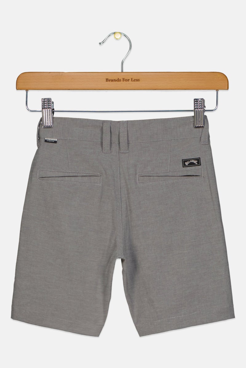 Billabong Toddlers Boy Brand Logo Basic Shorts, Light Grey - Image 2