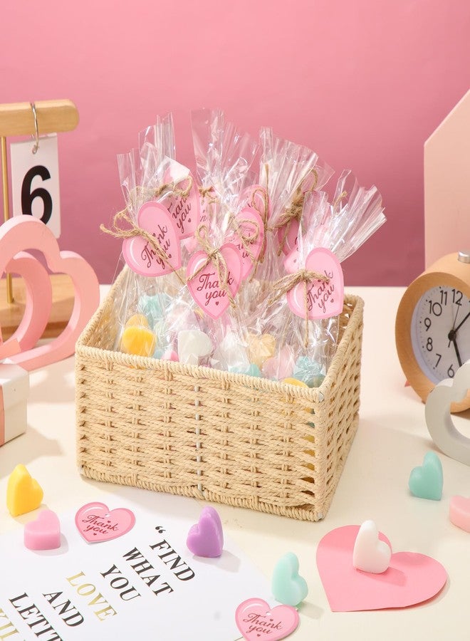 Demissle 60 Pcs Heart Shaped Soaps Valentines Mini Bridal Shower Favors Handmade Soaps Wedding Gift Thank You Gifts Set with Bags for Valentine's Day Baby Shower Favors(Multicolor) - Image 5