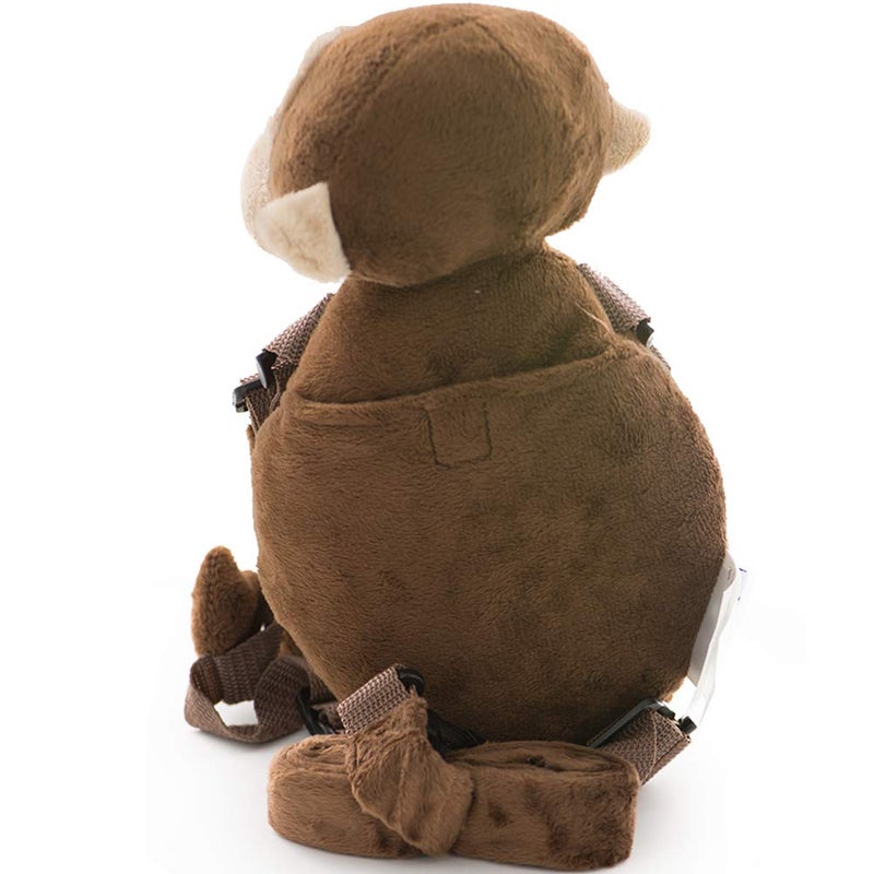 Berhapy 2 in 1 Orangutan Toddler Backpack Harness with Safety Leash for Childrenâ€™s Walking - Image 3