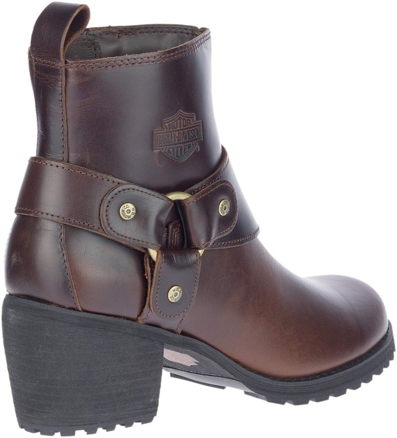 HARLEY DAVIDSON حذاء هارلي-ديفيدسون للنساء، حذاء لالان هارنس للدراجات النارية، بني، 6 - Image 3